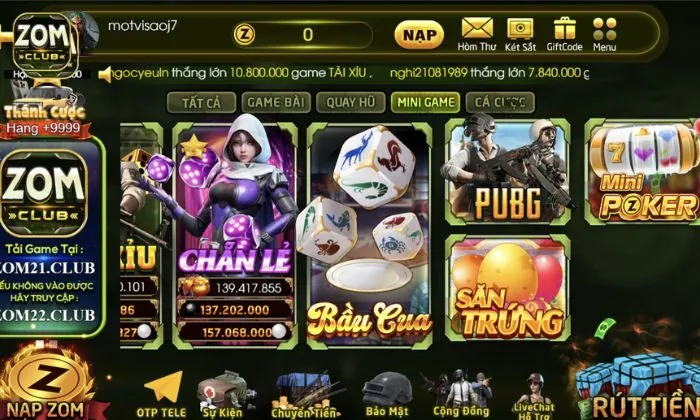 Bầu cua Zomclub Bầu cua zomclub là trò chơi truyền thống được số hóa tại cổng cược