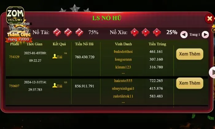 Tài xỉu MD5 Zomclub Mẹo soi cầu Tài xỉu MD5 Zomclub hiệu quả, rinh thưởng lớn