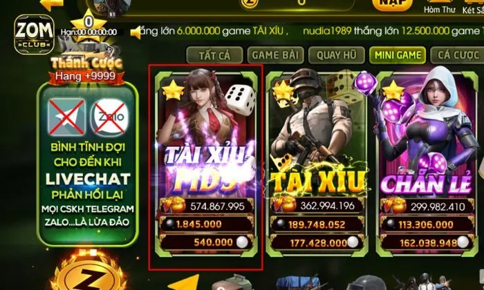 Tài xỉu MD5 Zomclub Giải đáp câu hỏi về trò chơi Tài xỉu MD5 Zomclub cho người mới