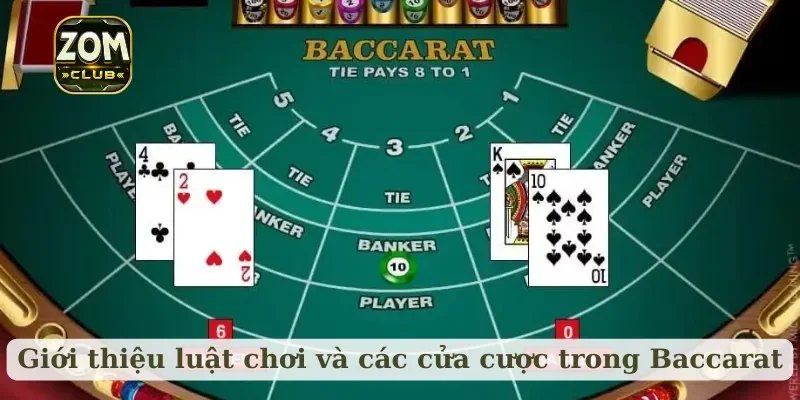 Giới thiệu luật chơi và các cửa cược trong Baccarat